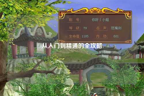 從入門到精通的全攻略