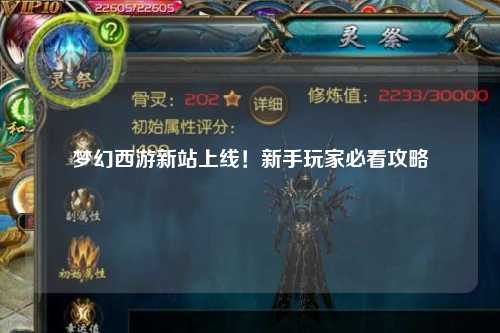 夢幻西游新站上線！新手玩家必看攻略