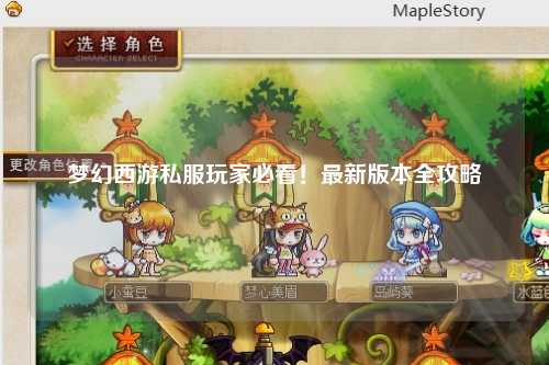 夢幻西游私服玩家必看！最新版本全攻略