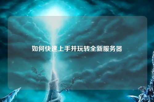 如何快速上手并玩轉全新服務器