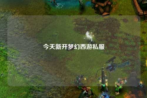今天新開夢幻西游私服