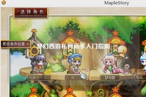 夢幻西游私網新手入門指南